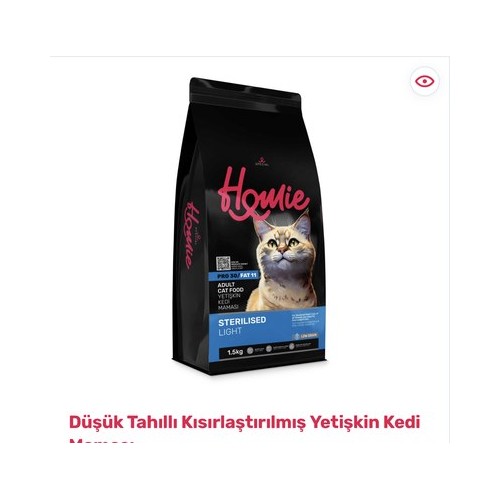 Homie Kısırlaştırılmış Kedi Maması